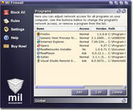 Mil Firewall screenshot